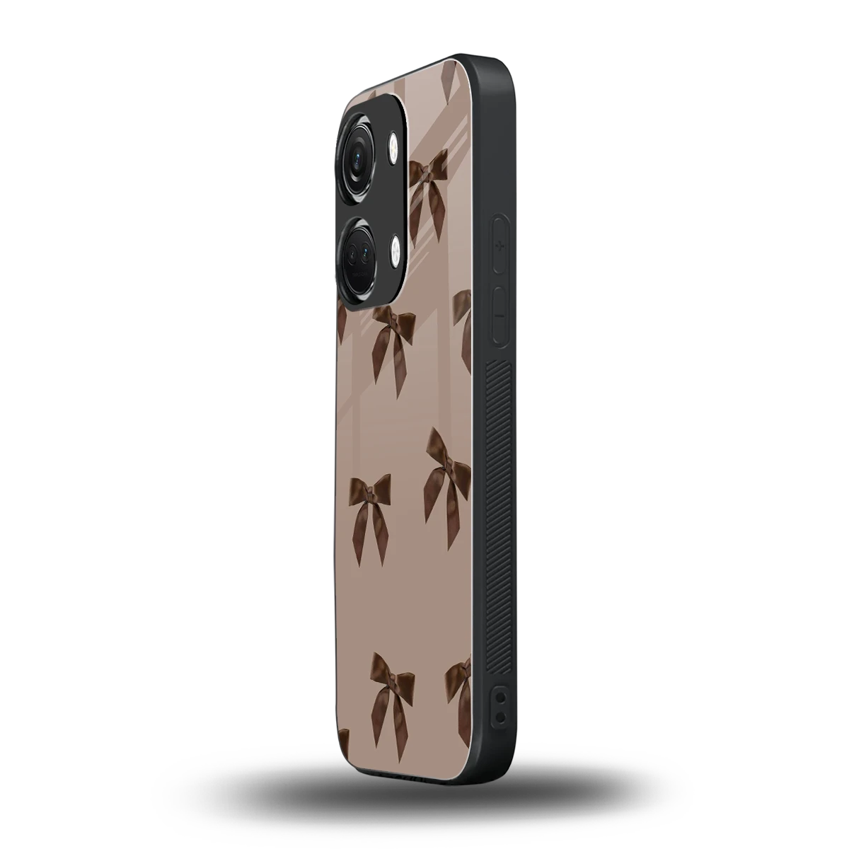 Brown Bow oneplus nord 3 mobile cover | shockproof glass phone case