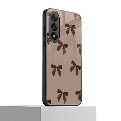 Brown Bow oneplus nord 5 mobile cover | shockproof glass phone case