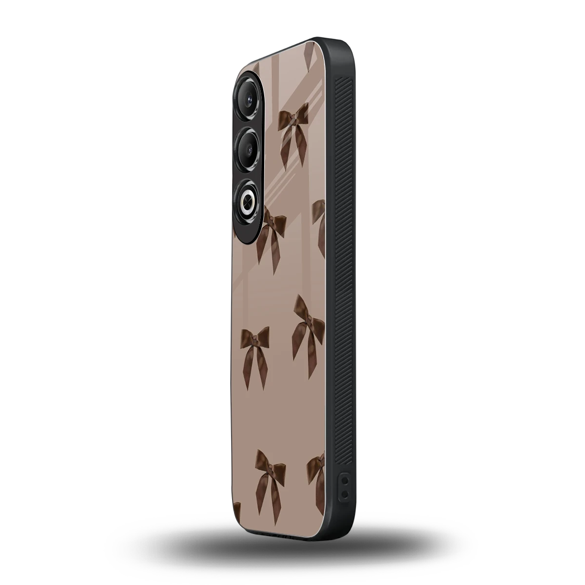 Brown Bow oneplus nord ce 4 mobile cover | shockproof glass phone case