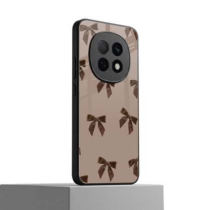 Brown Bow oppo f29 pro 5g mobile cover | shockproof glass phone case