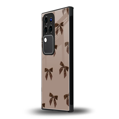 Brown Bowvivo v30 pro mobile cover | shockproof glass phone case