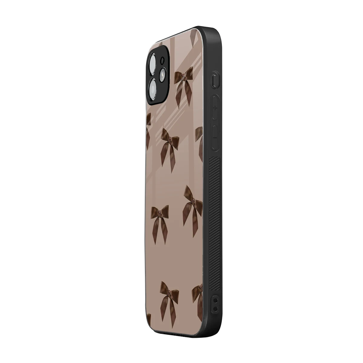 Brown Bow iphone 11 mobile cover | shockproof glass phone case