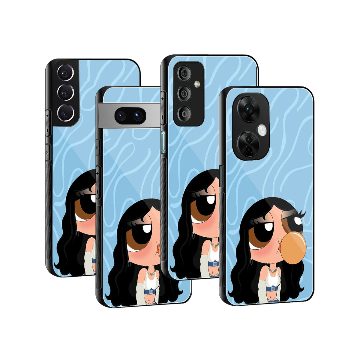 Stylish Glass Back Case for All Smartphones iPhone, Samsung, OnePlus, Pixel, Redmi, Oppo, Vivo, Motorola