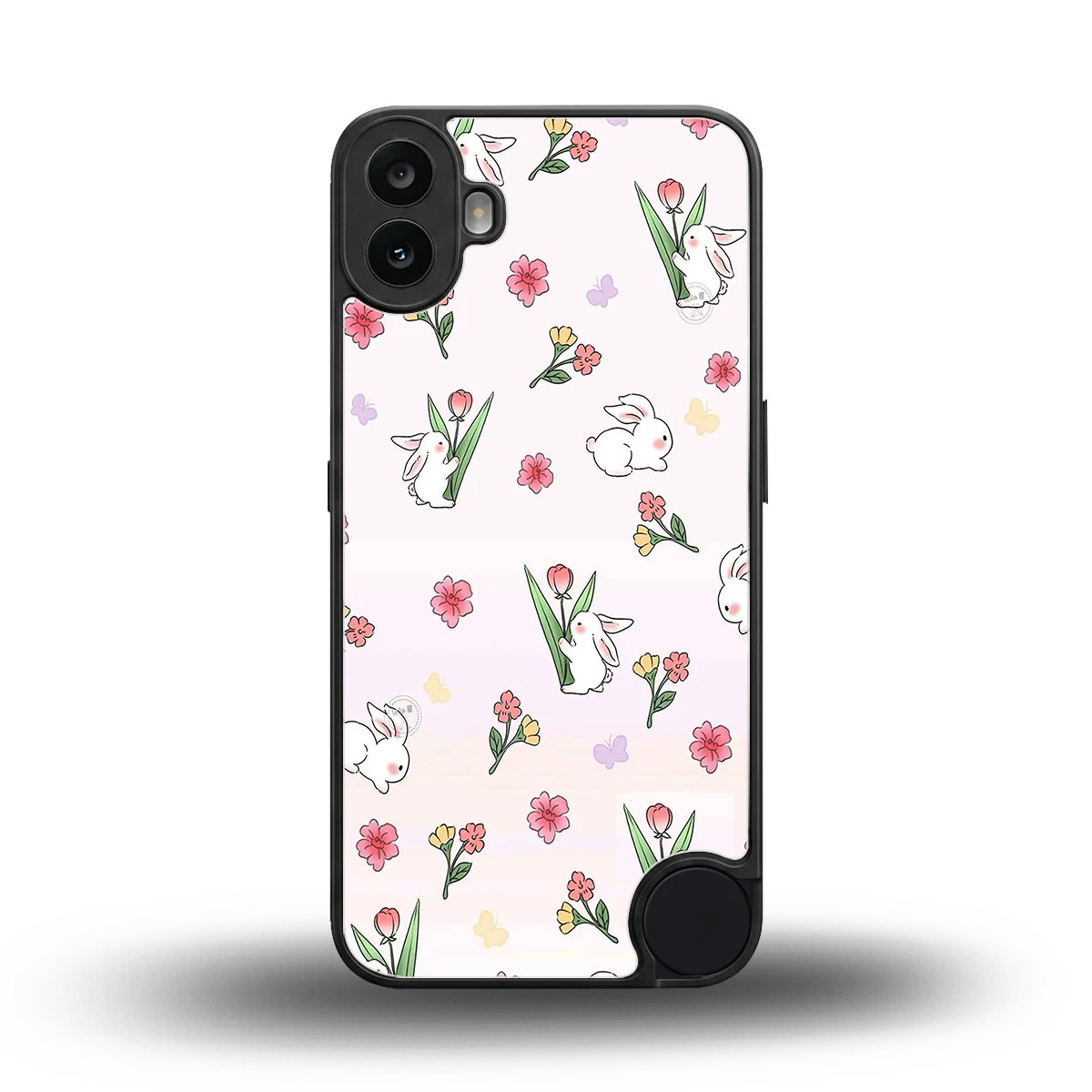 Bunny Bliss back phone cover | glass case for cmf nothing phone 1
