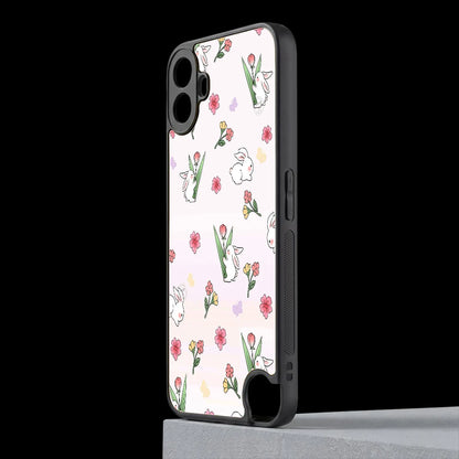 Bunny Bliss cmf nothing phone 1 mobile cover | shockproof glass phone case