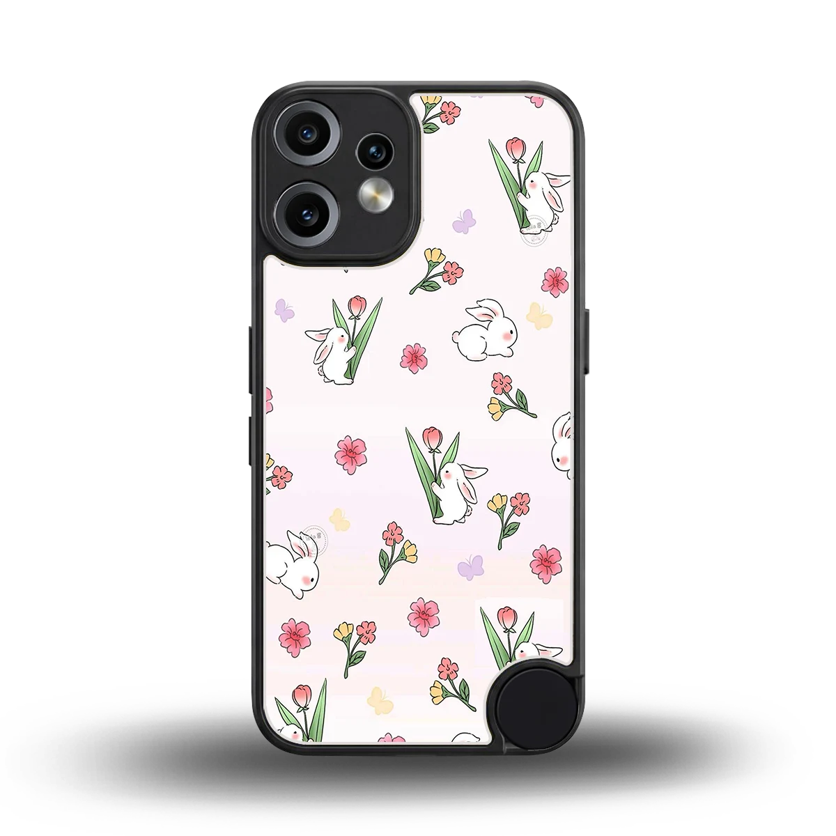 Bunny Bliss back phone cover | glass case for cmf nothing phone 2 pro