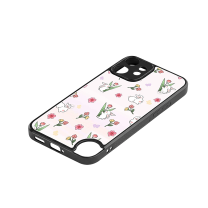 Bunny Bliss stylish phone case for cmf nothing phone 2 pro | glossy glass and slim fit