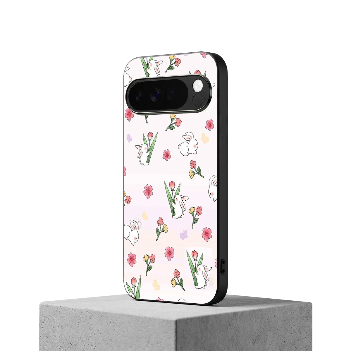 Bunny Bliss google pixel 10 pro xl mobile cover | shockproof glass phone case