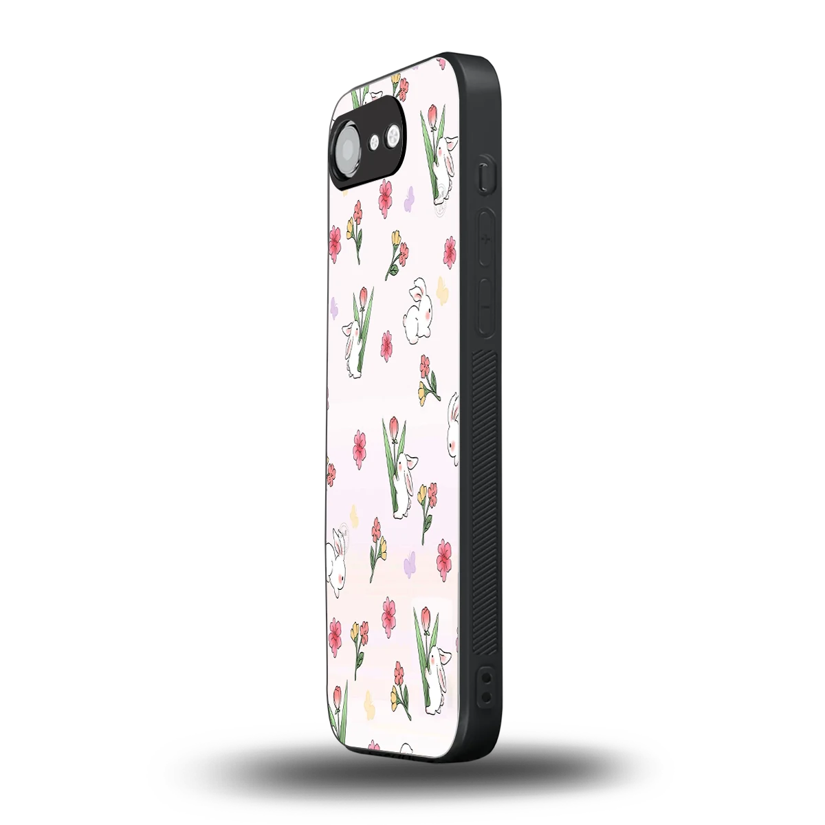Bunny Bliss iphone 17e mobile cover | shockproof glass phone case