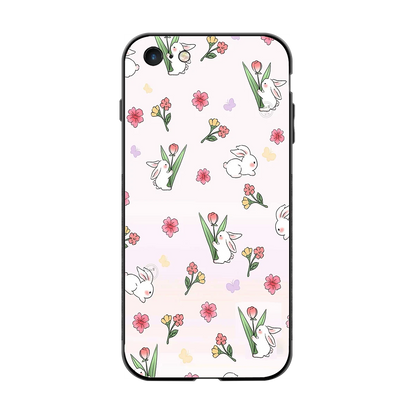 Bunny Bliss back phone cover | glass case for iphone 6s