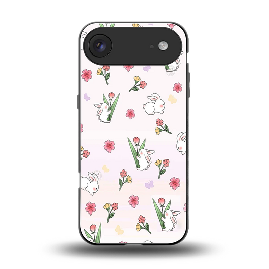 Bunny Bliss back phone cover | glass case for iphone air