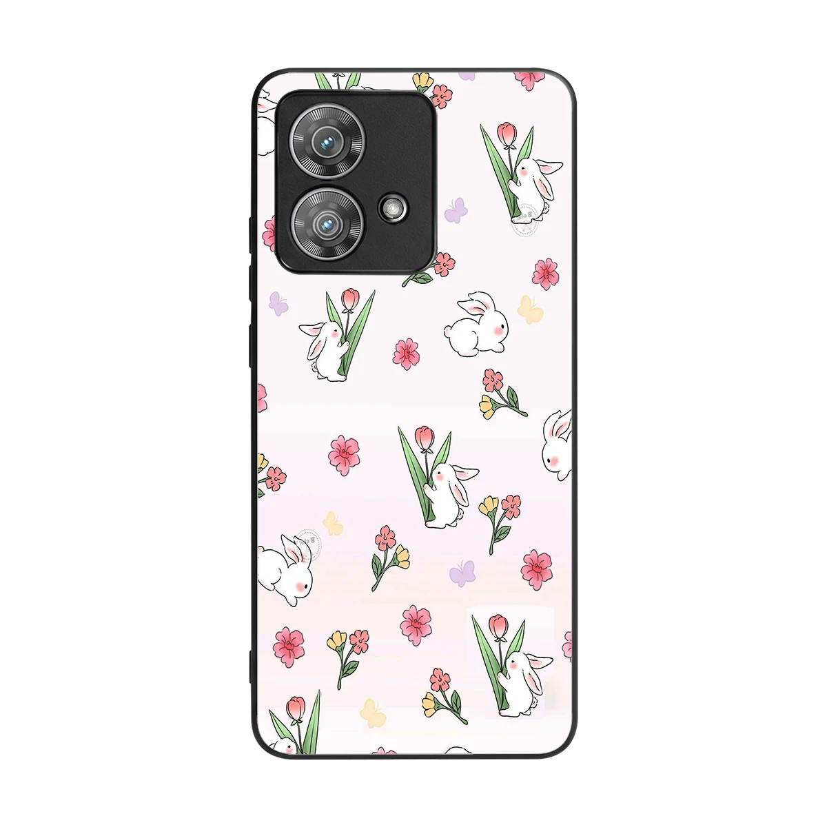 Bunny Bliss back phone cover | glass case for motorola edge 40 neo 5g
