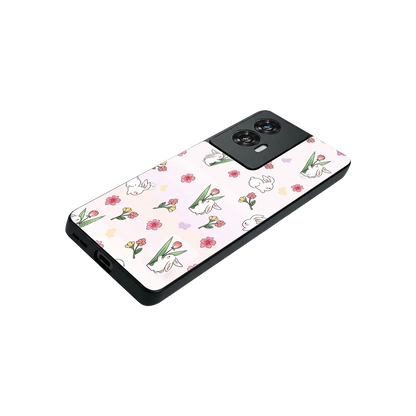 Bunny Bliss stylish phone case for motorola edge 50 fusion | glossy glass and slim fit