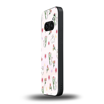 Bunny Bliss nothing phone 2a mobile cover | shockproof glass phone case