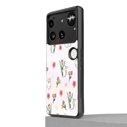 Bunny Bliss nothing phone 3 mobile cover | shockproof glass phone case