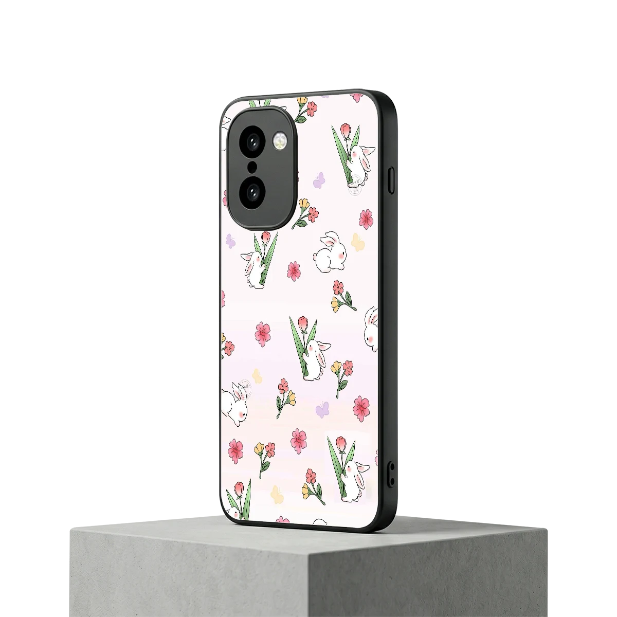 Bunny Bliss oneplus 15r mobile cover | shockproof glass phone case