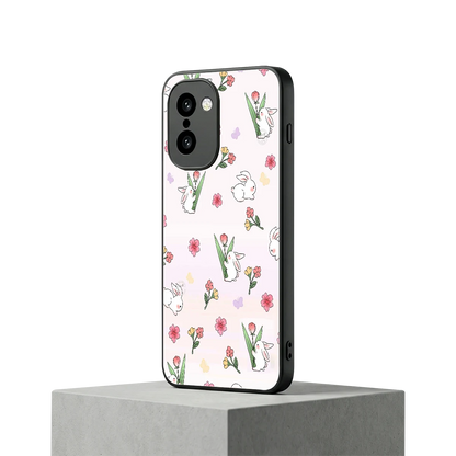 Bunny Bliss oneplus 15r mobile cover | shockproof glass phone case