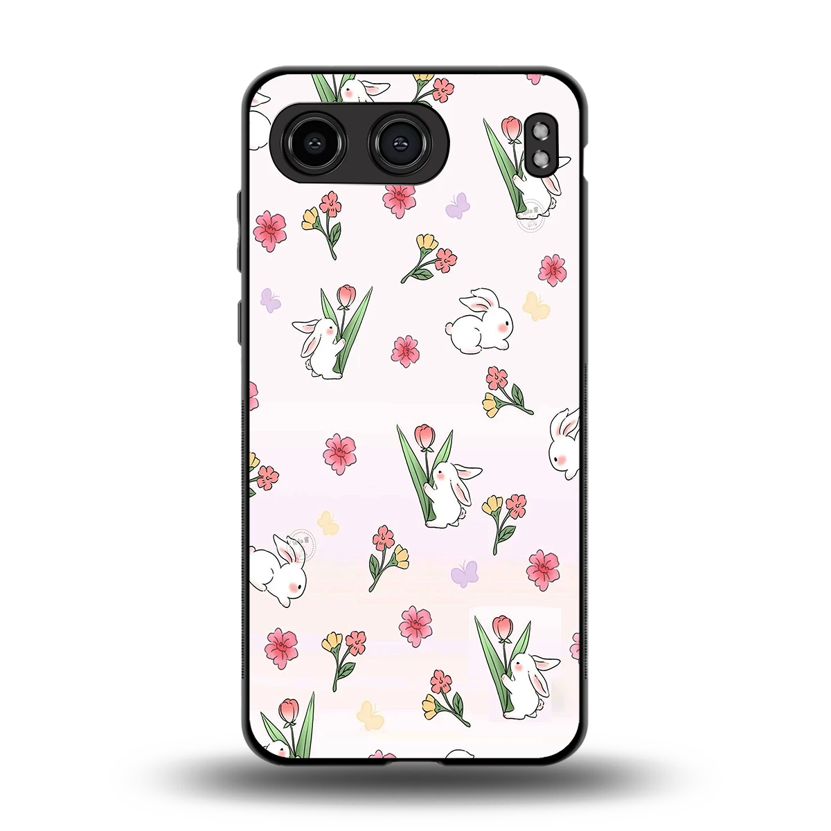 Bunny Bliss back phone cover | glass case for oneplus nord 4