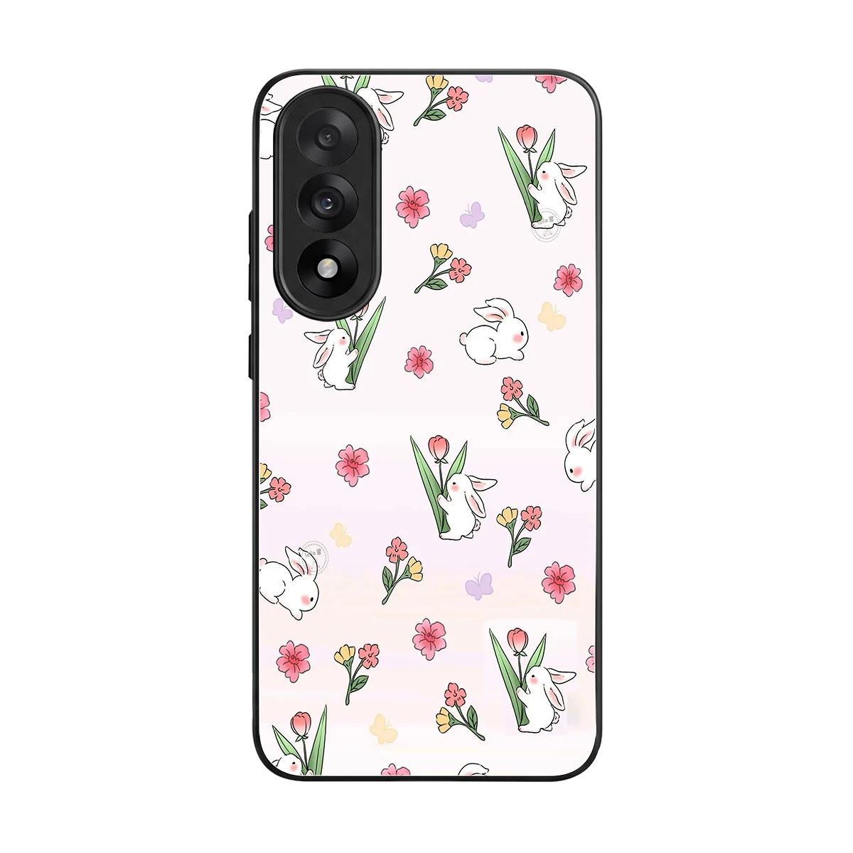 Bunny Bliss back phone cover | glass case for oneplus nord 5