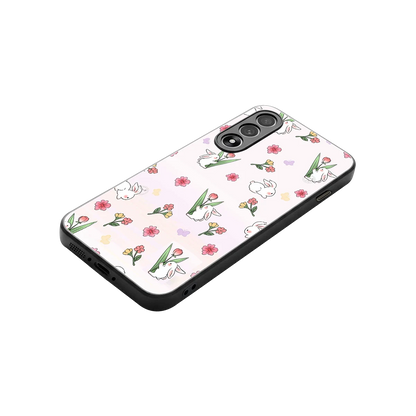 Bunny Bliss stylish phone case for oneplus nord 5 | glossy glass and slim fit