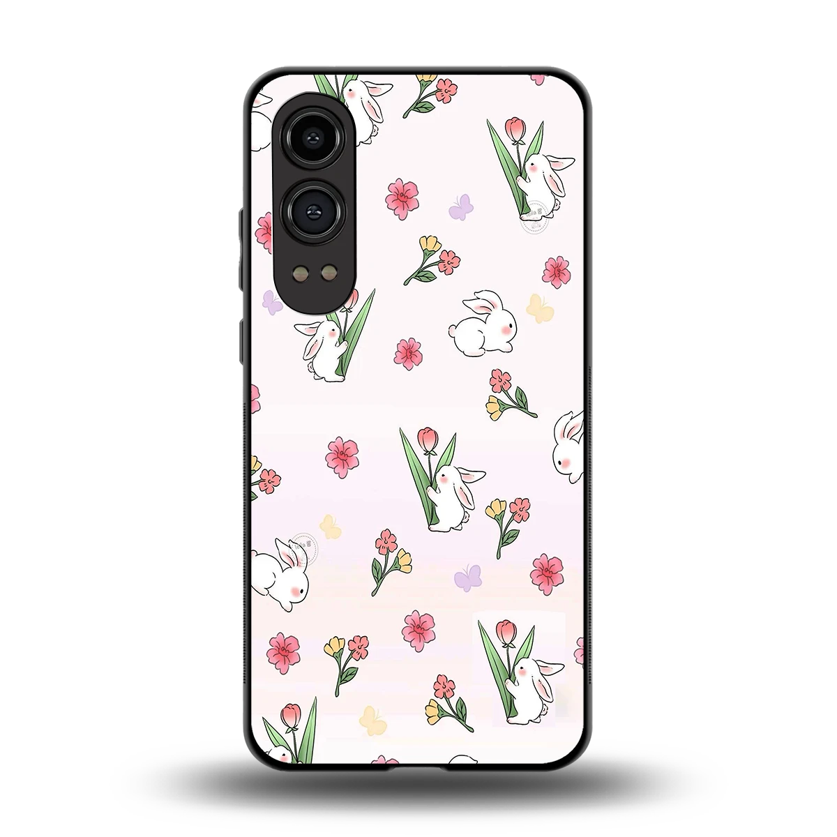 Bunny Bliss back phone cover | glass case for oneplus nord ce 4 lite