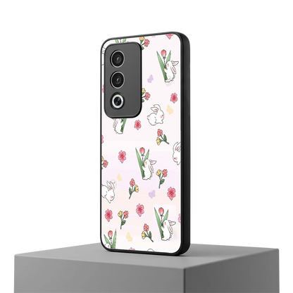 Bunny Bliss oppo a3 pro mobile cover | shockproof glass phone case