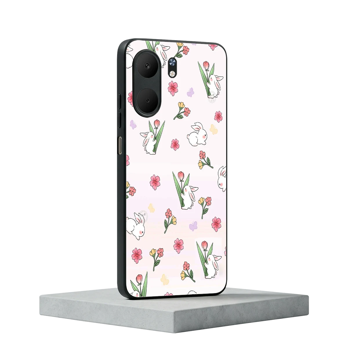Bunny Bliss oppo a5x 5g mobile cover | shockproof glass phone case