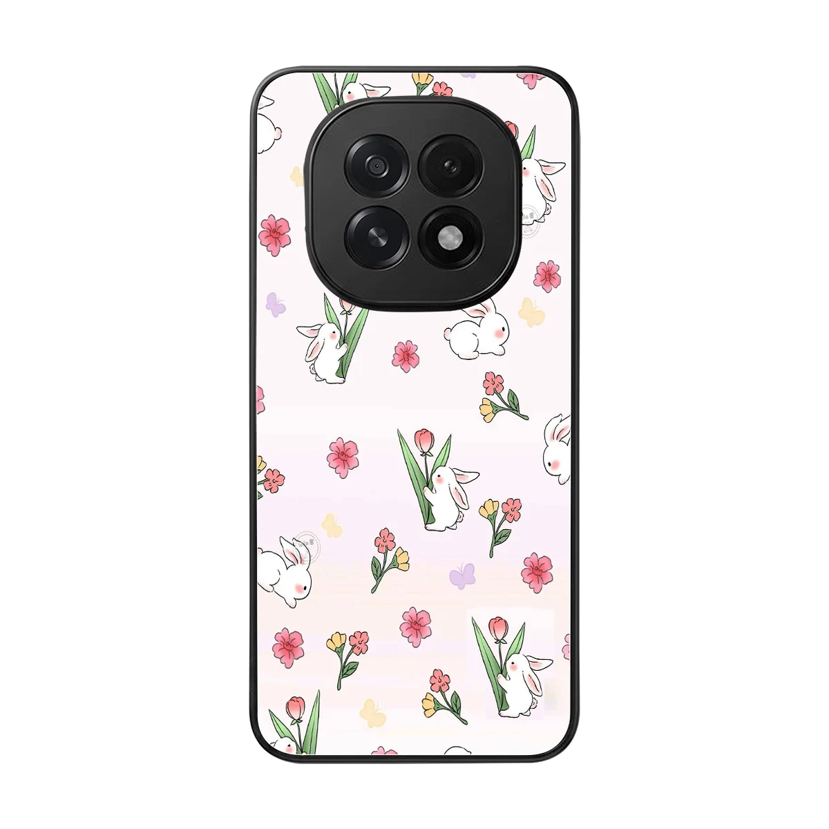 Bunny Bliss back phone cover | glass case for oppo f29 5g