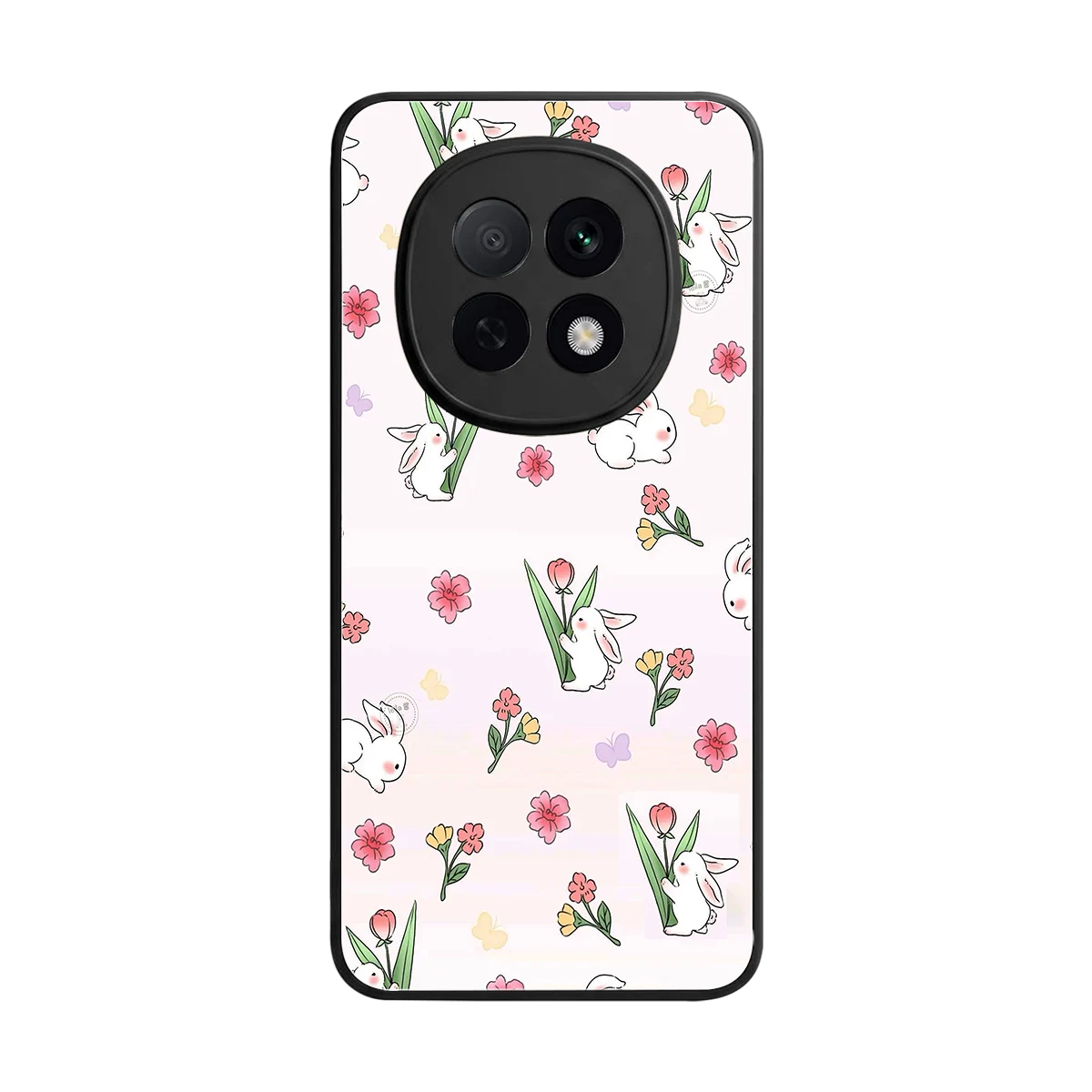 Bunny Bliss back phone cover | glass case for oppo f29 pro 5g