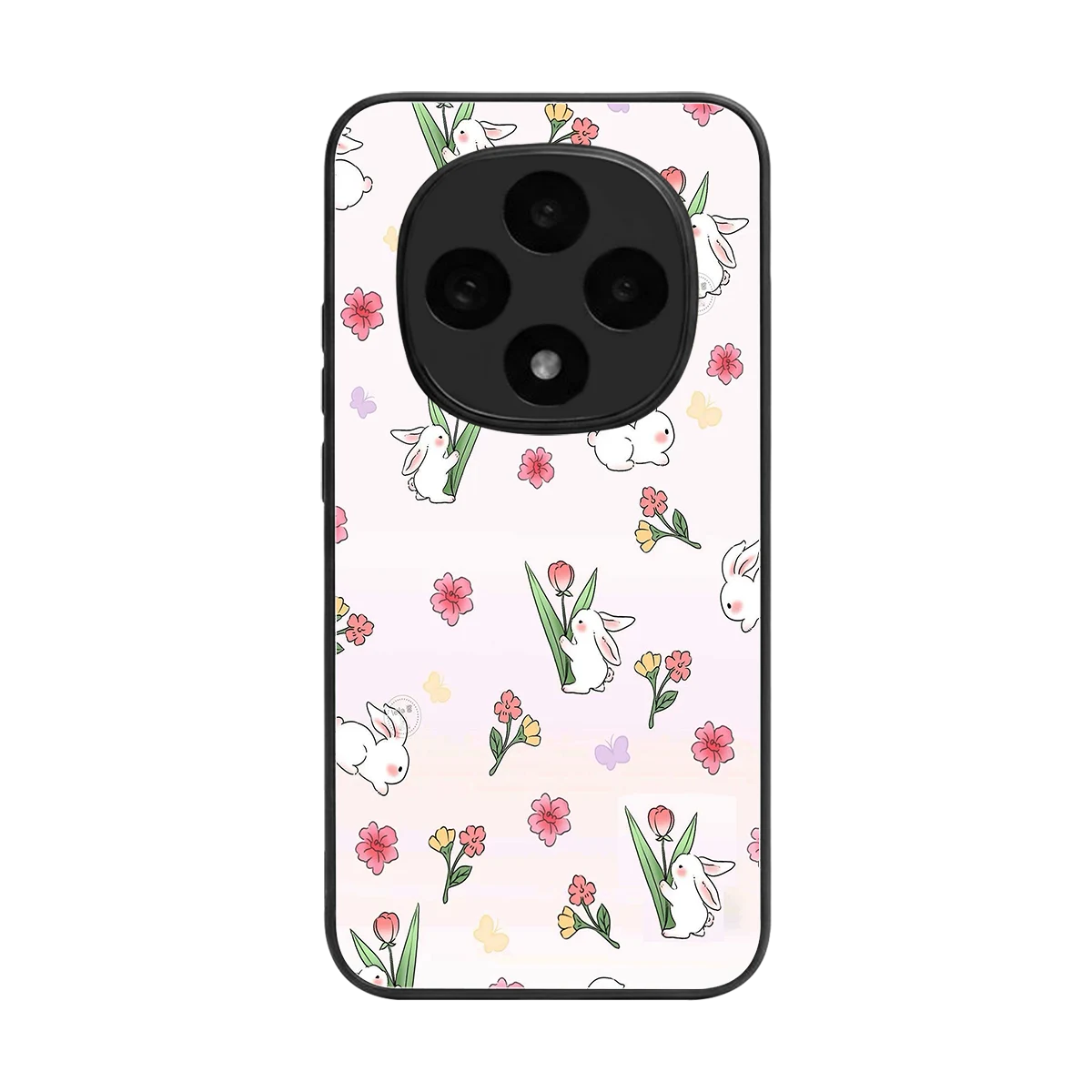 Bunny Bliss back phone cover | glass case for oppo f31 pro 5g