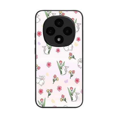 Bunny Bliss back phone cover | glass case for oppo f31 pro 5g