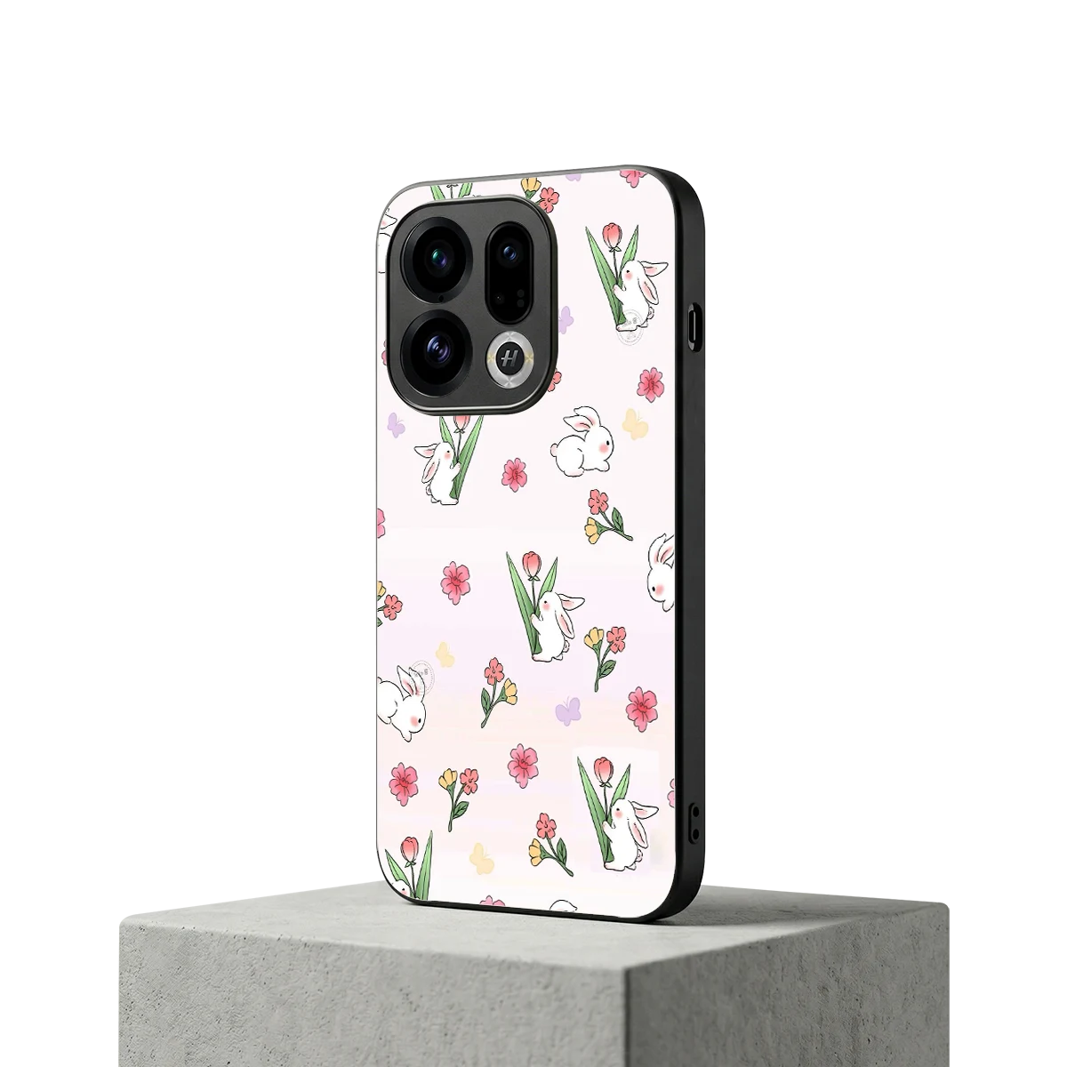 Bunny Bliss oppo find x9 mobile cover | shockproof glass phone case