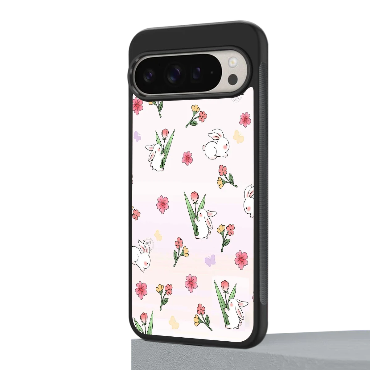 Bunny Bliss google pixel 9 pro xl mobile cover | shockproof glass phone case