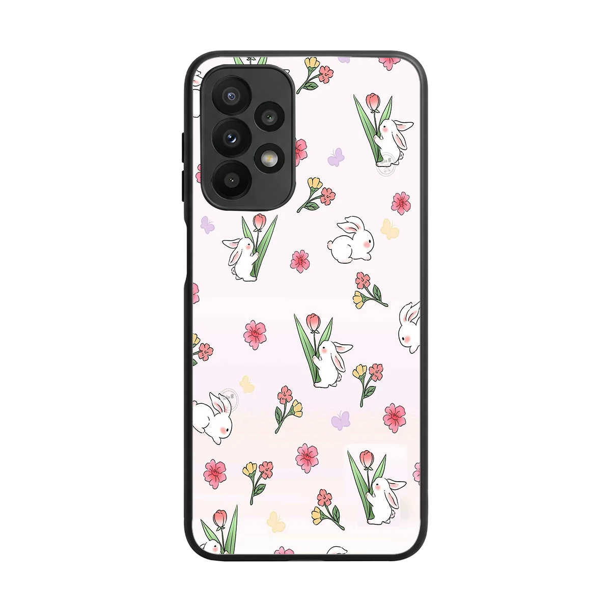 Bunny Bliss back phone cover | glass case for samsung galaxy a23
