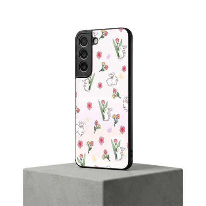 Bunny Bliss samsung galaxy s22 mobile cover | shockproof glass phone case