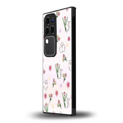 Bunny Blissvivo v30 pro mobile cover | shockproof glass phone case