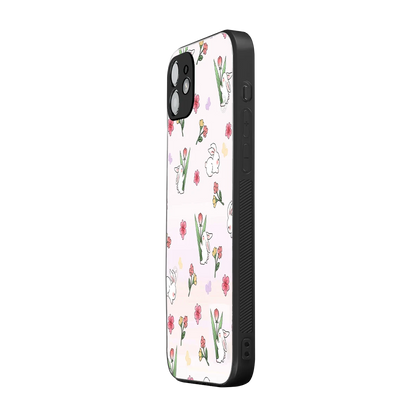Bunny Bliss iphone 11 mobile cover | shockproof glass phone case