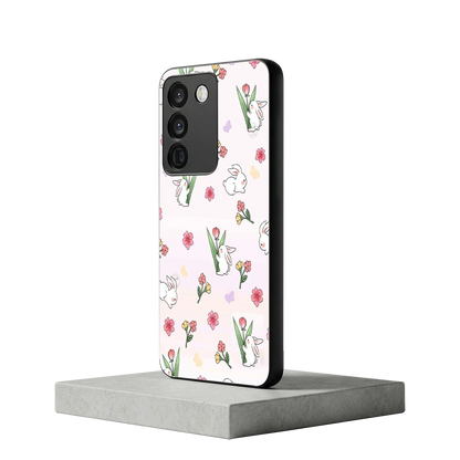 Bunny Bliss vivo y200 5g mobile cover | shockproof glass phone case