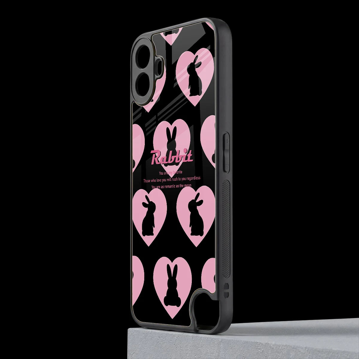 Bunny Love cmf nothing phone 1 mobile cover | shockproof glass phone case