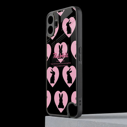 Bunny Love cmf nothing phone 1 mobile cover | shockproof glass phone case