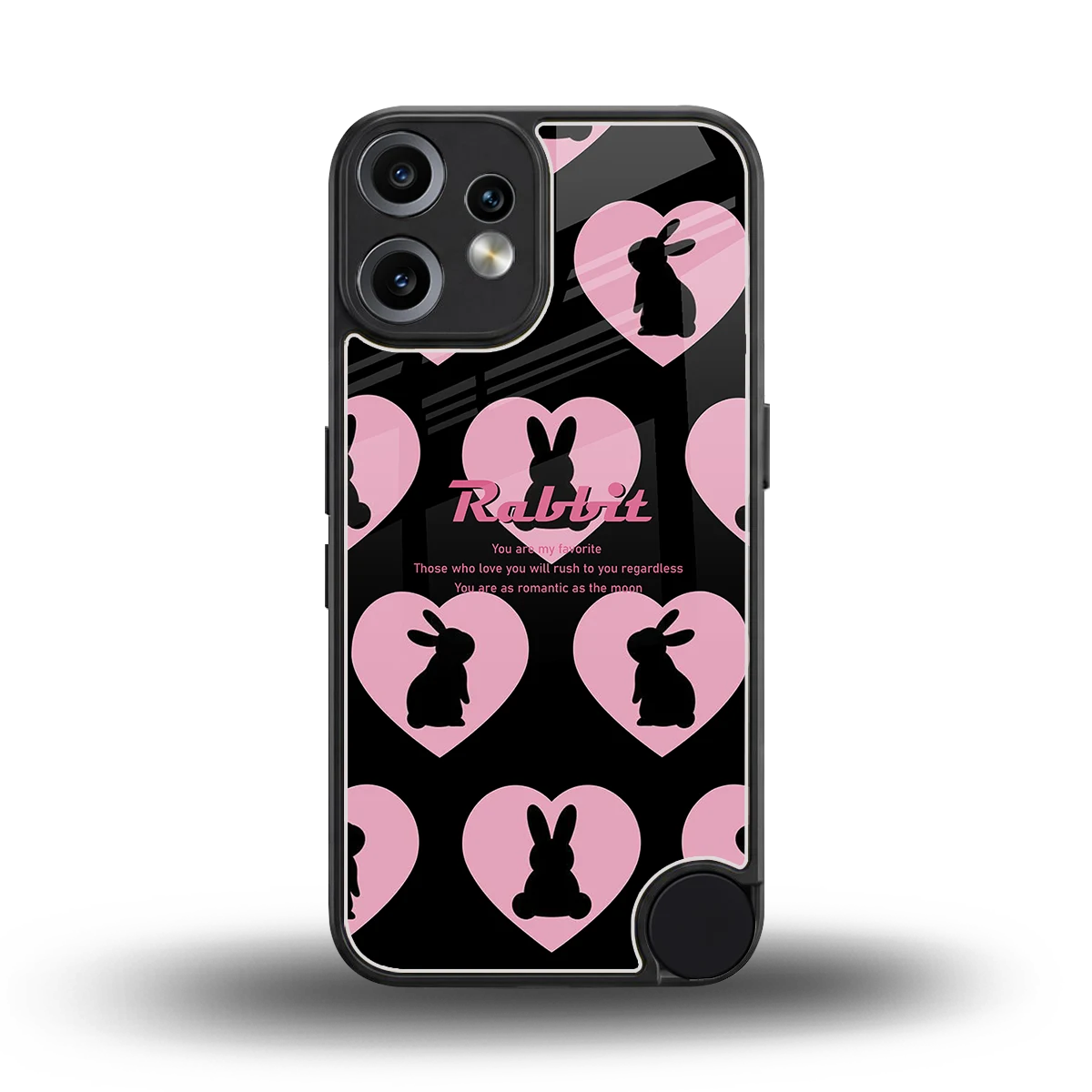 Bunny Love back phone cover | glass case for cmf nothing phone 2 pro