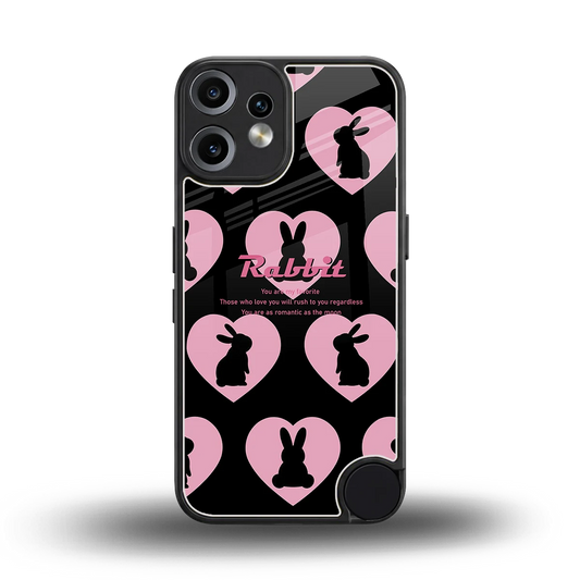 Bunny Love back phone cover | glass case for cmf nothing phone 2 pro