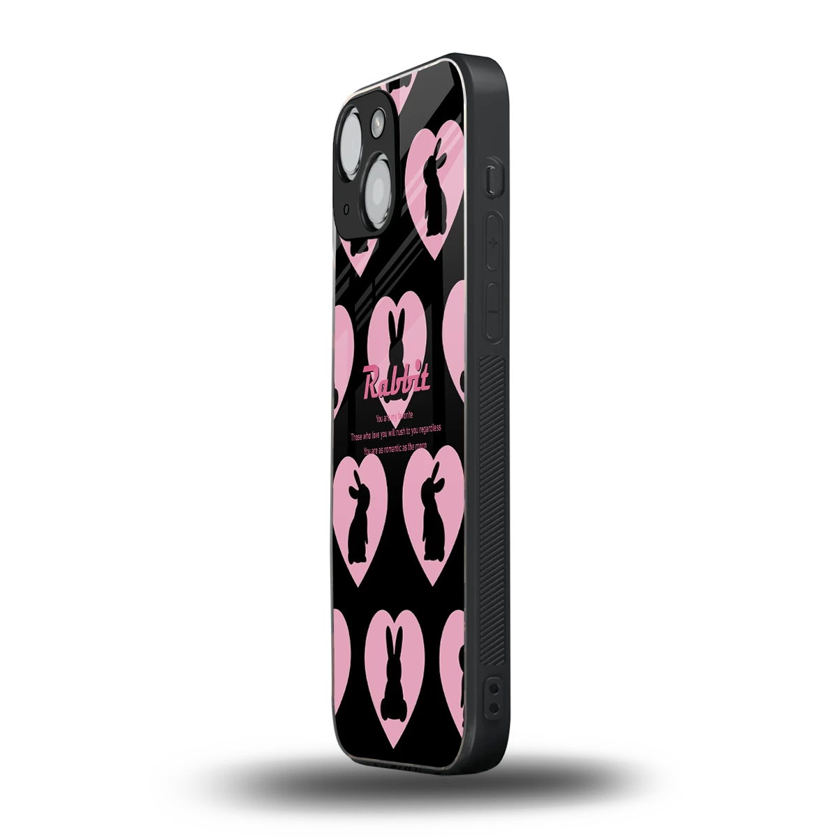 Bunny Love iphone 12 mini mobile cover | shockproof glass phone case