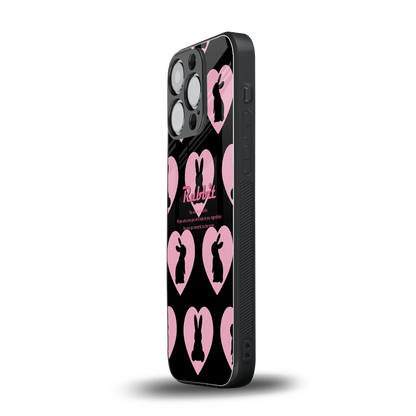Bunny Love iphone 13 pro mobile cover | shockproof glass phone case