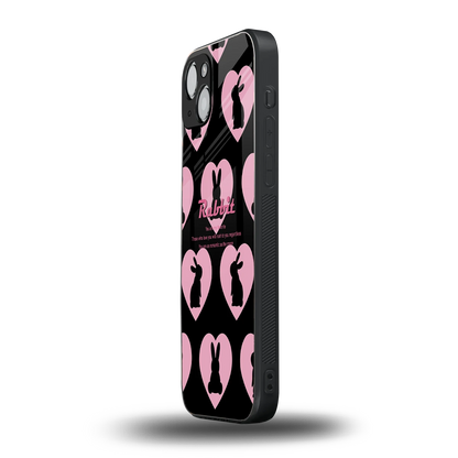 Bunny Love iphone 13 mobile cover | shockproof glass phone case