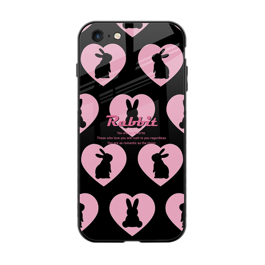 Bunny Love back phone cover | glass case for iphone 6
