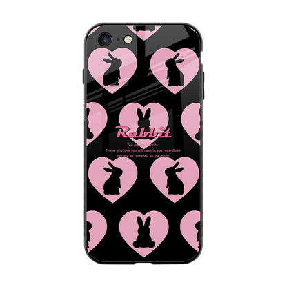 Bunny Love back phone cover | glass case for iphone 7