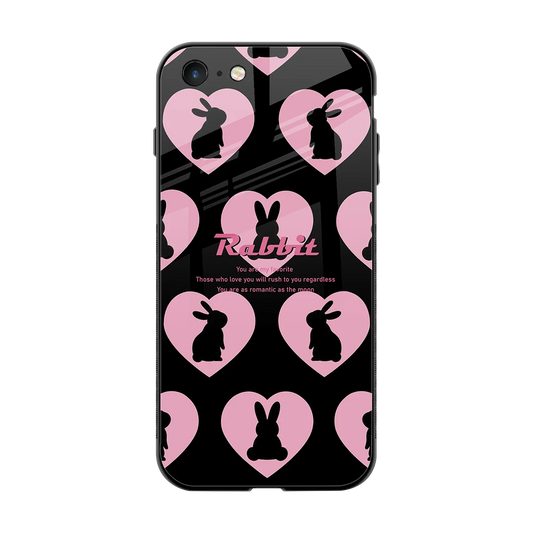 Bunny Love back phone cover | glass case for iphone 7