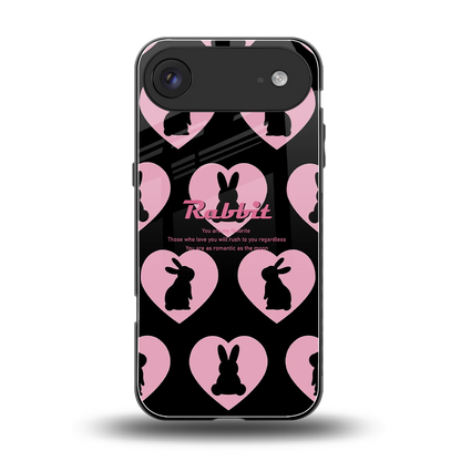 Bunny Love back phone cover | glass case for iphone air