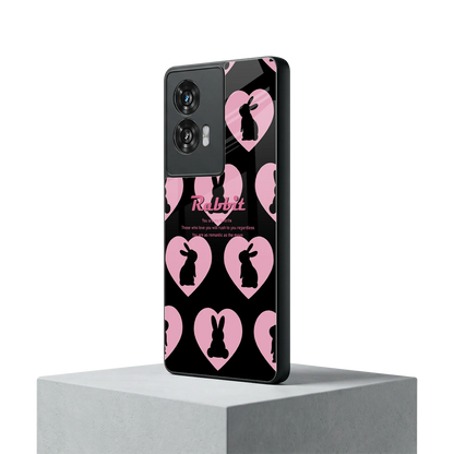Bunny Love motorola edge 50 fusion mobile cover | shockproof glass phone case